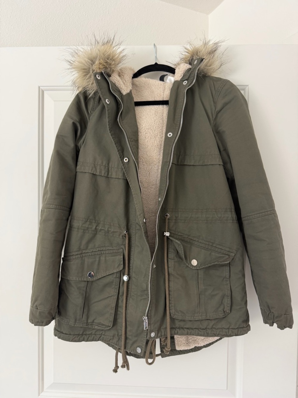 H&M Olive Coat